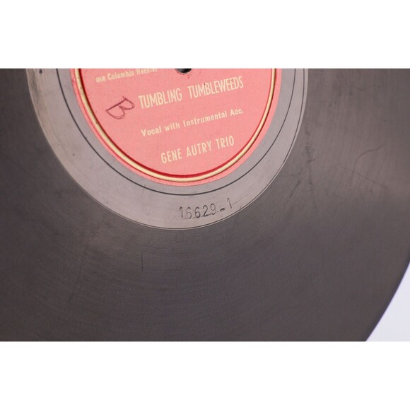 Gene Autry - Tumbling Tumbleweeds/ Old Missouri Moon 1946 10" 78rpm Record 37000 - Picture 6 of 16